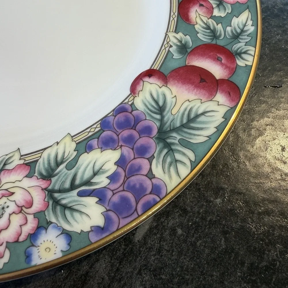 6- Royal Doulton ORCHARD HILL Bone‎ China Wide Band Accent Salad Plate 8